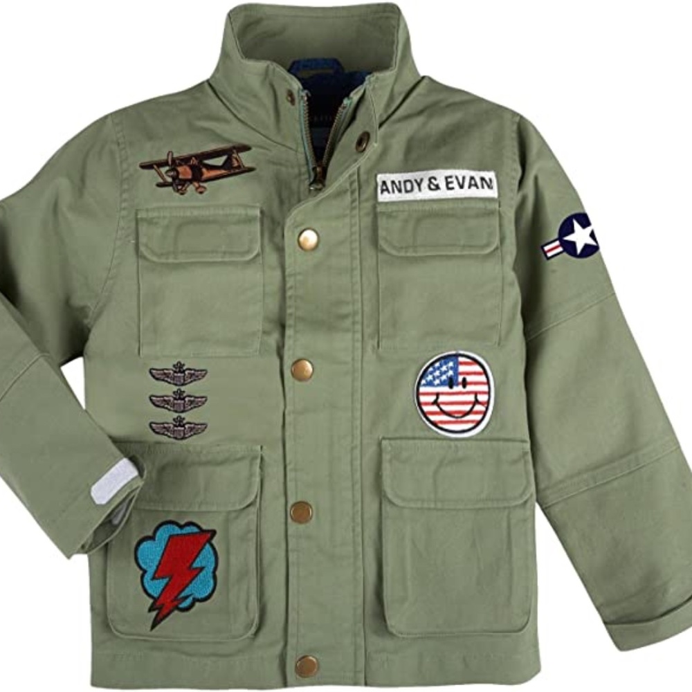 Green army jacket